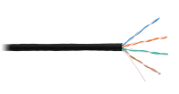 Кабель NIKOLAN U/UTP, 4 пары, Кат.5e, 24 AWG, внутренний/внешний, LSZH, 305м 