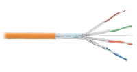 Кабель NIKOLAN F/FTP, 4 пары, Кат.6, 23 AWG, внутренний, LSZH, 305м/100м 